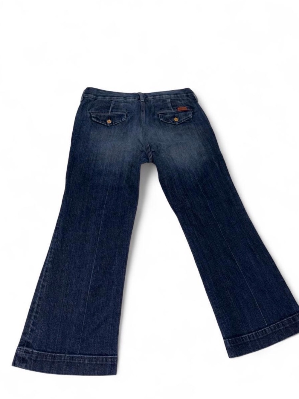 7for all mankind Classic Blue Women's  denim capri  - Flared Leg size 29